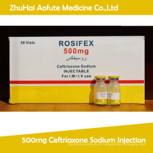 500mg Ceftriaxone Sodium Injection